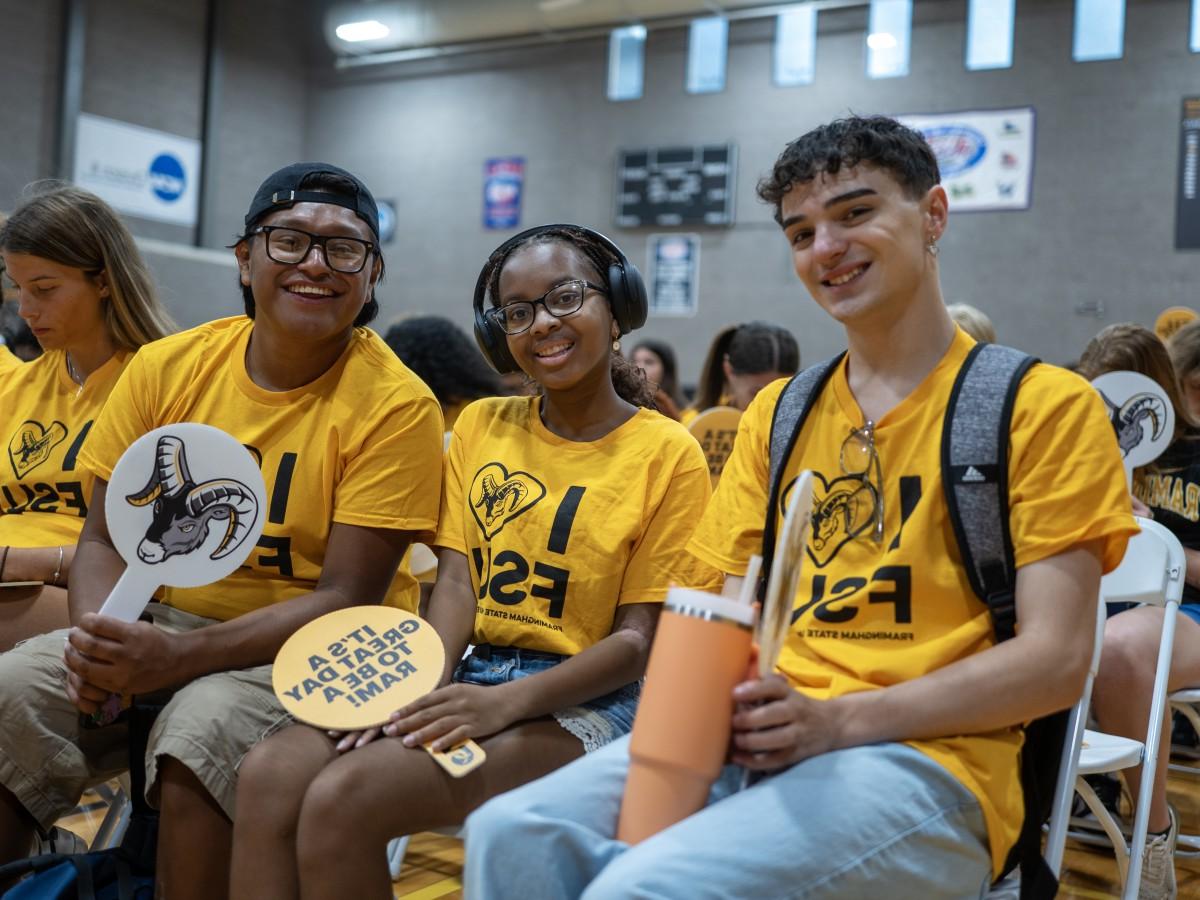 New Students in the Athletic Center